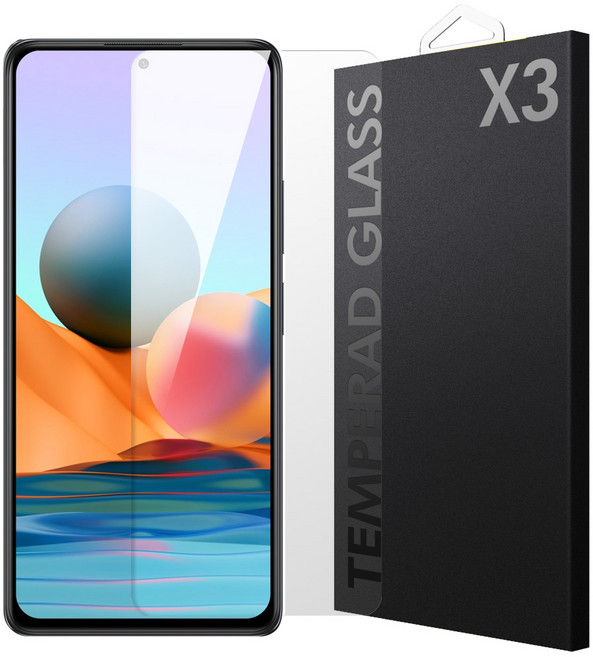 어반스티치 샤오미 강화유리 액정필름 X3매, 3개입, 1세트