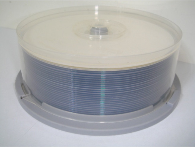 【台灣中環製造】A級SOCOOL CD-R52X 700MB 白金片/空白光碟片/燒錄片 (替代Melody), 25片(布丁)