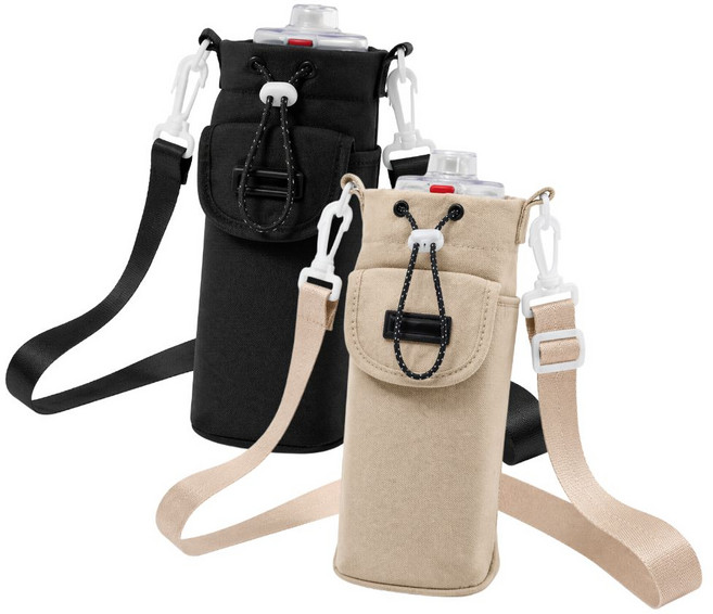 텀블러 드링크백 스텐리호환 1+1 커플세트, 1세트, 블랙+베이지