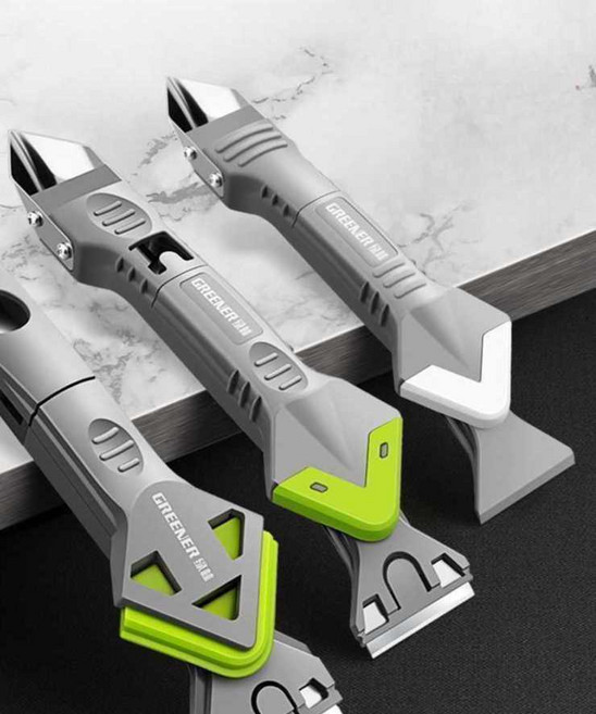 Reon 쇼킹마스터 베란다 실리콘 줄눈셀프시공 줄눈, 1개, 메탈 5in1 세트 + 10in1 헤라+헤드14