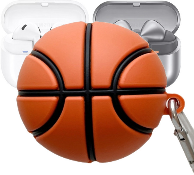 루톰 갤럭시 버즈3 / 버즈3프로 디자인 케이스, 농구공, 1개