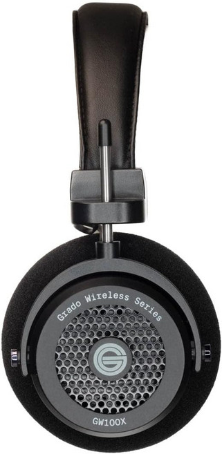 GRADO GW100x 무선 오픈백 헤드폰 블루투스 5.2 40시간 배터리 44mm 드라이버 마이크가 장착된 오디오 애호가 오버이어 경량 레트로 디자인 가정 스튜디오 및 여행용