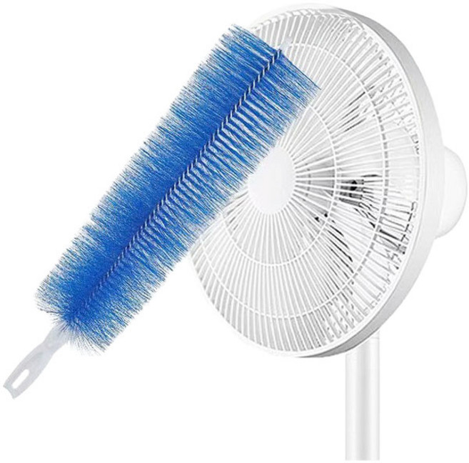 슈리팜 선풍기 틈새 청소 먼지 제거 브러쉬, 블루, 2개, 블루