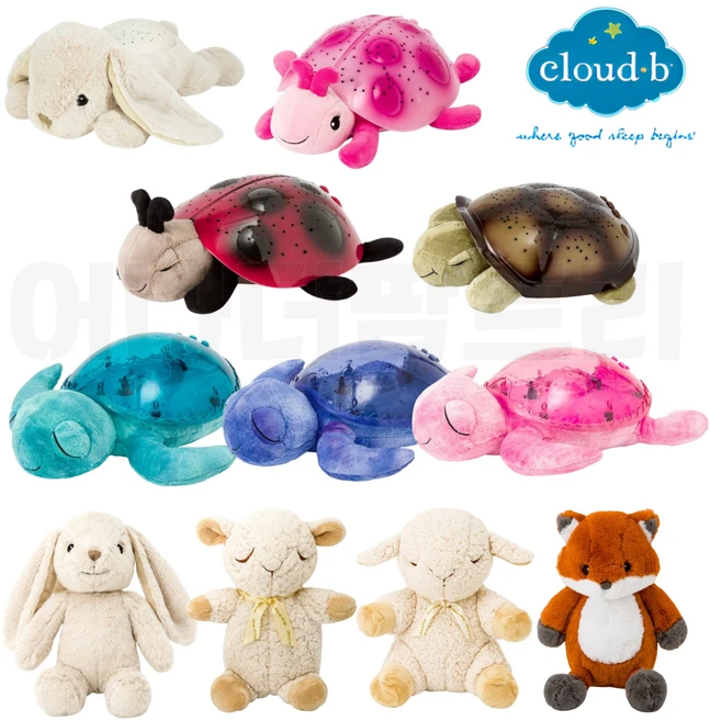 클라우드비 멜로디 수면 애착 인형 거북이 버니 수유등 무드등, 9. 멜로디 수면인형 잠자는 양(미니) - 쿠팡