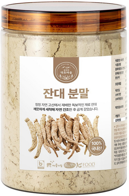 국내산 잔대분말230g, 1개, 230g