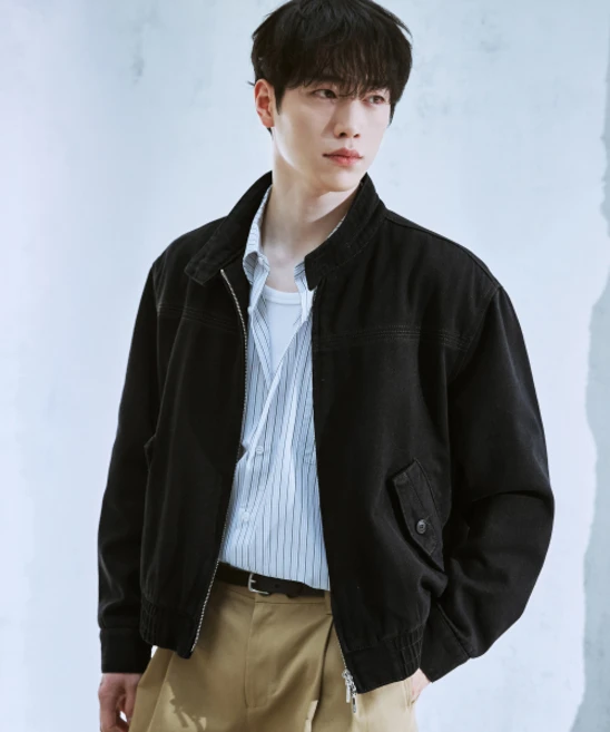 (국내매장정품) [서강준 PICK]이글 해링턴 워싱 자켓 [BLACK] DFJK6102BK 197616 - 쿠팡