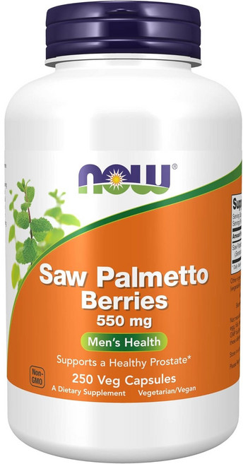 나우푸드 쏘 팔메토 베리즈 550mg 캡슐, 1개, 250정