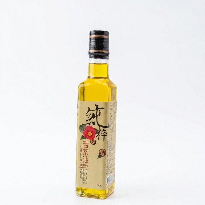 【健康油喜】100%純苦茶油 低溫冷壓 250ml, 1個