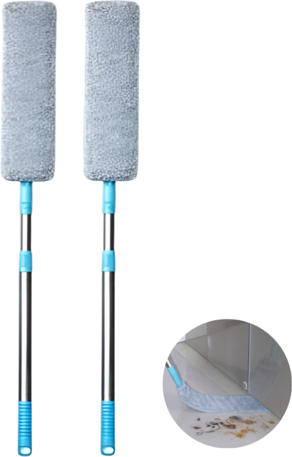 공간나눔 틈새먼지흡착 길이조절 다용도 밀대 1+1, 1세트