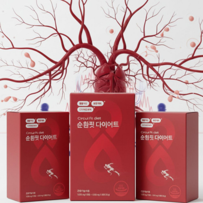 순환핏 다이어트 이츠스포츠 식약처기능성인증, 3개, 15회분
