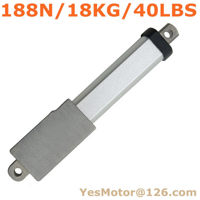 고급 6V 12V 무료 188N 배송 DC 스트로크 30/50/75/100MM 컨트롤러 힘 맞춤형 액추에이터 모터 24V 마이크로 선형, 24V 50MM S 19.2N, 75mm stroke