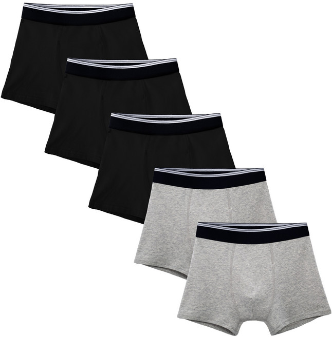 TIICHOO 소년 워셔블 요실금 팬티 실금 방지 팬티 소변 방지 주니어팬티 5팩