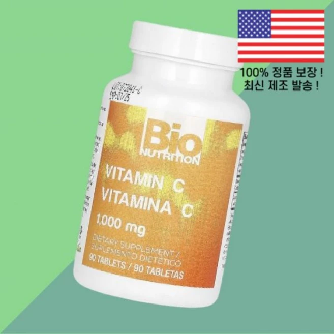 바이오 뉴트리션 비타민C 비타민씨 비타민시 90정 1 1000mg Bio Nutrition Vitamin C 90 Tablets per Tablet, 바이오 뉴트리션 비타민C 비타민씨 비타민시 1000mg, 1개 - 쿠팡