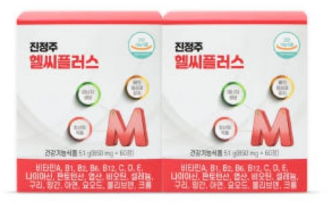 진정주 헬씨 플러스(60정), 60정, 2개 - 쿠팡