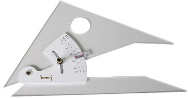 산키스 각도자 25cm SK-AT 각도기 제도 측정
