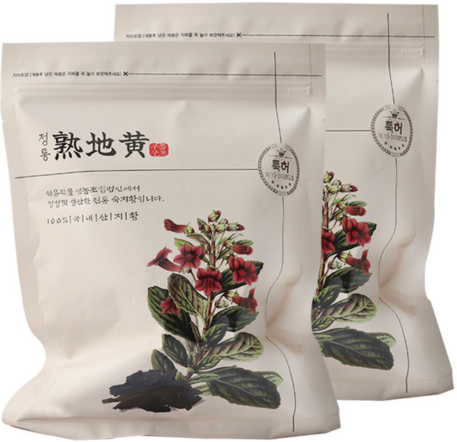 동의한재 특허받은 정통 국산 9증9폭 숙지황, 300g, 2개