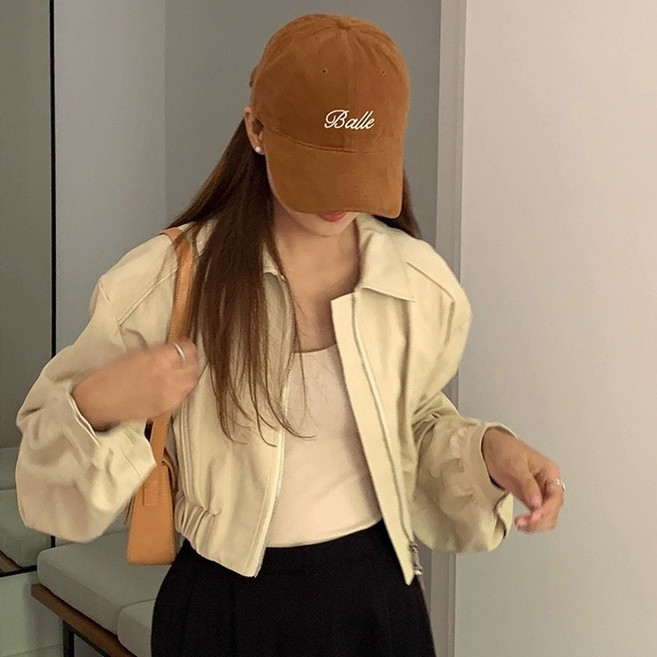 차차앤코 얼굴 작아보이는 남녀공용 롱챙 깊은 볼캡 도톰 탄탄한 야구모자 (8컬러)