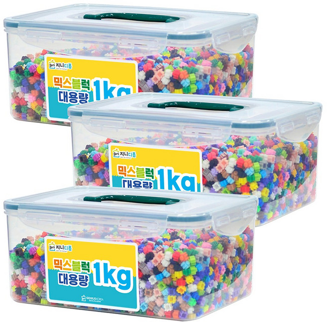 [기관전용상품-할인적용]부드럽게 끼워지는 품질 좋은 디폼블럭 8 mm 대용량 1kg 3개묶음 / 돌봄교실 다함께돌봄센터 유치원 어린이집 / 사은품을 드립니다