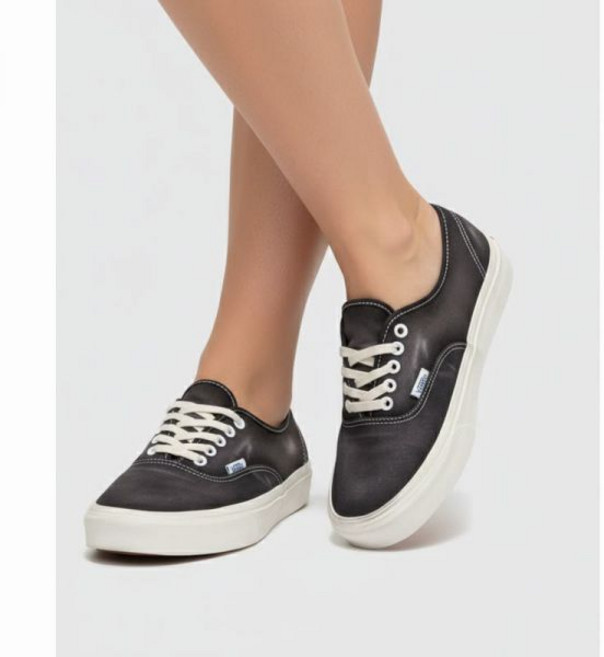 반스 어센틱 - 웨이브 워시드 블랙 VN000BW5CJK1