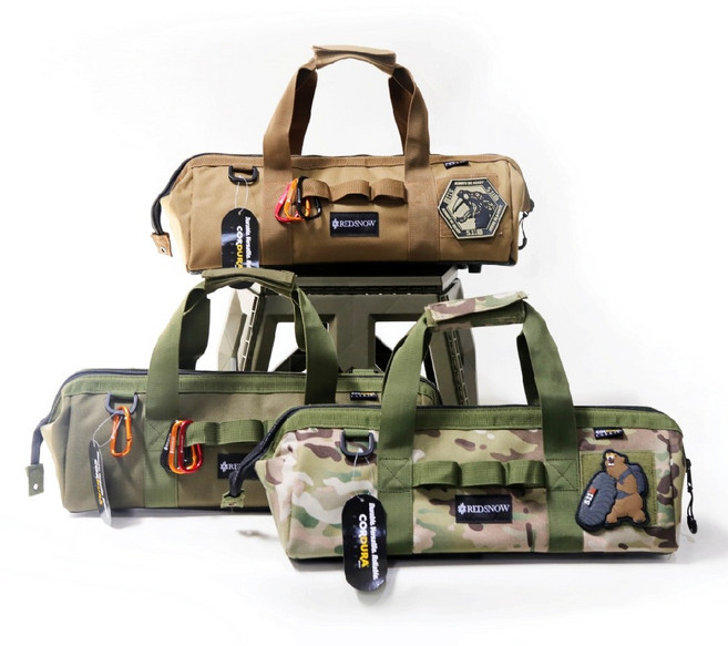 레드스노우 팩가방 단조 공구 툴 수납 팩 파우치 감성 캠핑 가방, 1개