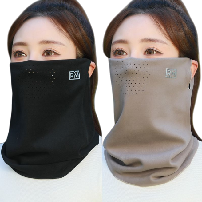 Makone 남여 공용 가을 겨울 1+1 방한 마스크 아웃도어 메쉬 넥워머