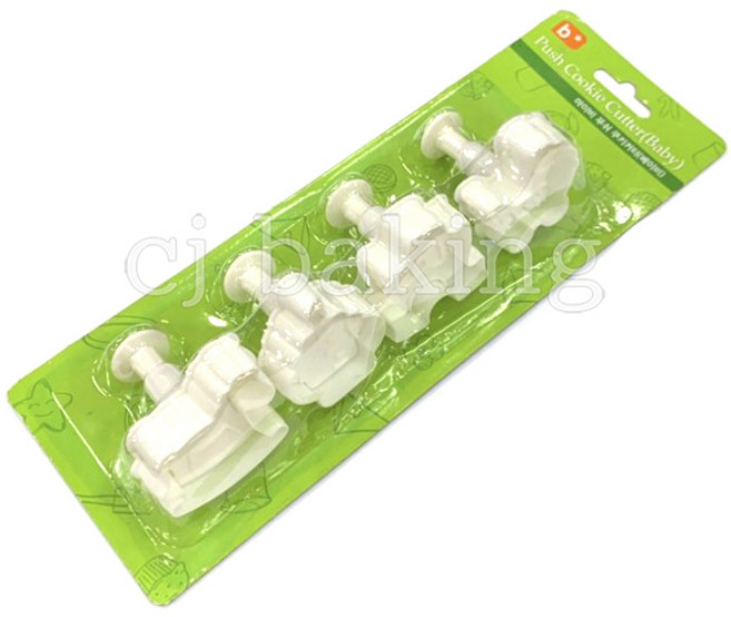 cjbaking 푸쉬 쿠키커터세트(4p)베이비, 1개