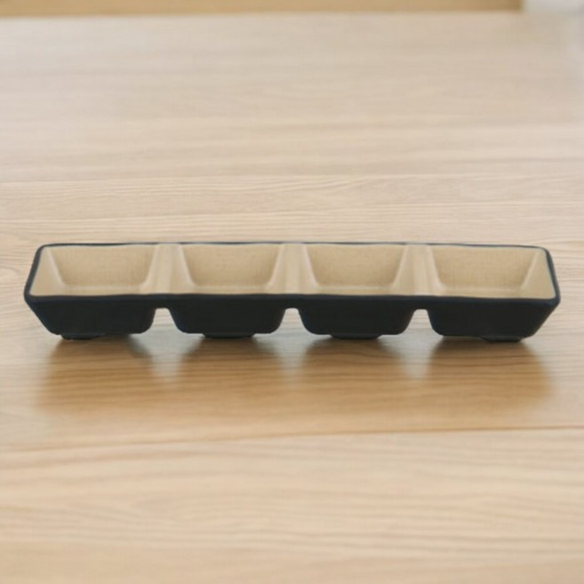 체크투톤 콜크 직4칸종지 업소용 종지 다용도, 단품, 1개