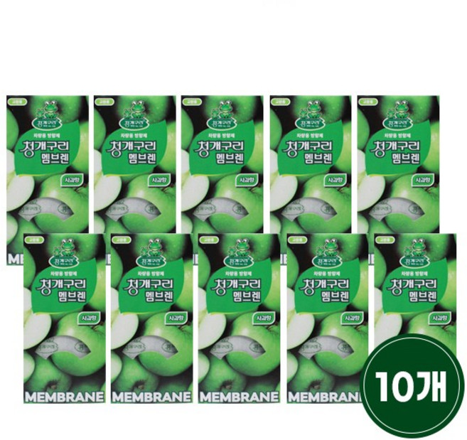 청개구리 멤브렌 10개입, 10개, 사과