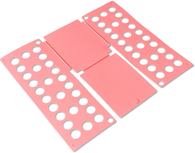 루루홈 초간편 옷접기판 빨래개기 폴더, 핑크, 1개