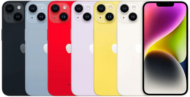 애플 아이폰 14 128GB 256GB 공기계 중고폰 자급제폰 리퍼폰 A2882, S, 랜덤색상 빠른출고 가능