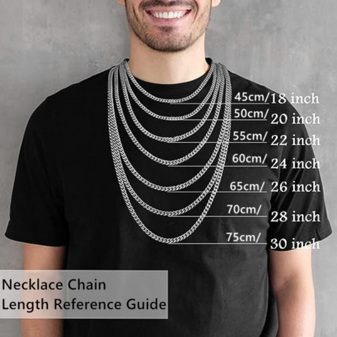 남성용 925 스털링 실버 목걸이 1개 세련된 2mm 은빛 남성용 피가로 체인 목걸이, 05 24 inch