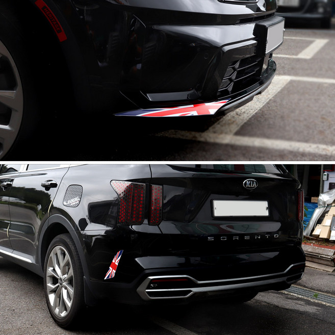 비브랜드 프론트 리어 립 바디킷 세트 데칼 스티커 쏘렌토MQ4 호환용, G타입_레이싱