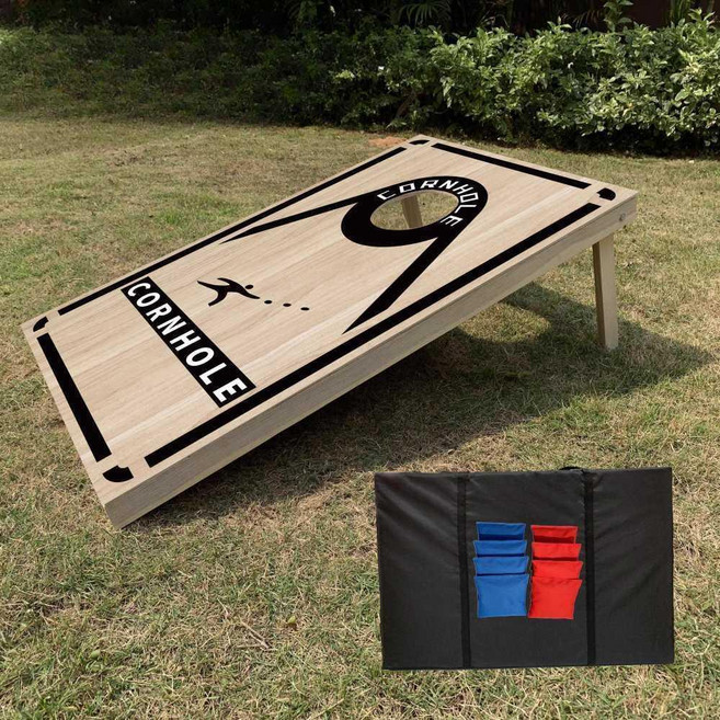 콘홀 모래 주머니 게임 단체 레크리에이션 120x60CM 보드+샌드백 8개, 1. 120x60CM 보드+샌드백 8개, 1개