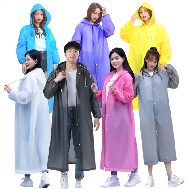 도모아 런칭특가 EVA150g 고급형 우비 무광 컬러 개별포장 골프 낚시 등산 성인 비옷 우의 15, 1개, 상세페이지 참조