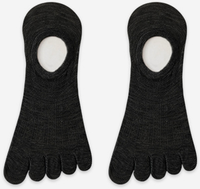 3켤레 세트 대나무 면 망사 여성발가락덧신 뱀부얀 여자 시원한양말