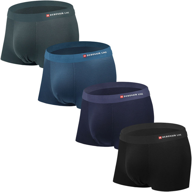 제임스딘 모달 심리스 무봉제 드로즈팬티 4종세트