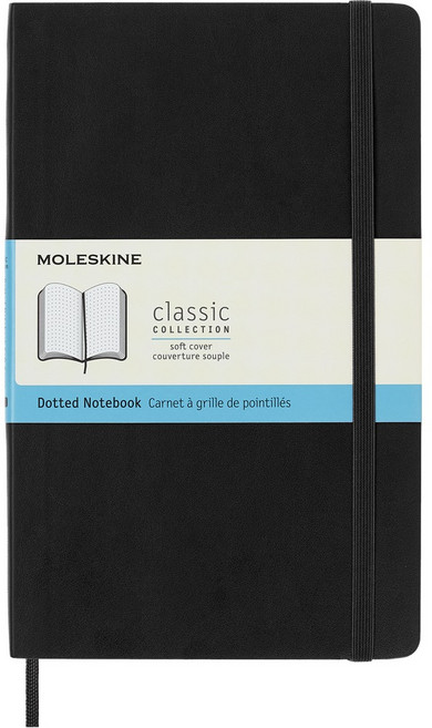 MOLESKINE 經典軟皮筆記本, 黑, 1個