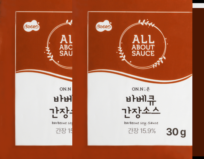 비베큐간장소스 1회용 훈제오리 디핑소스 육류 양념소스, 30g, 50개