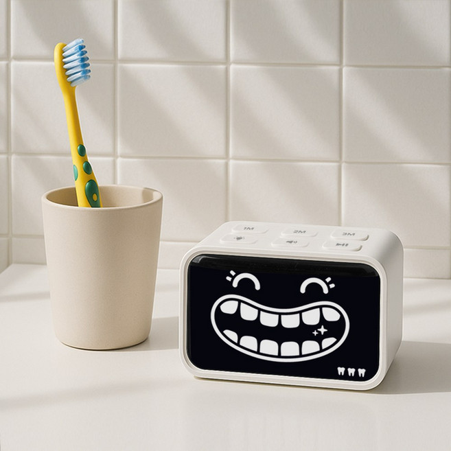 베베스쿨 치카링 유아 양치습관 2분 타이머 어린이 양치시계 LED