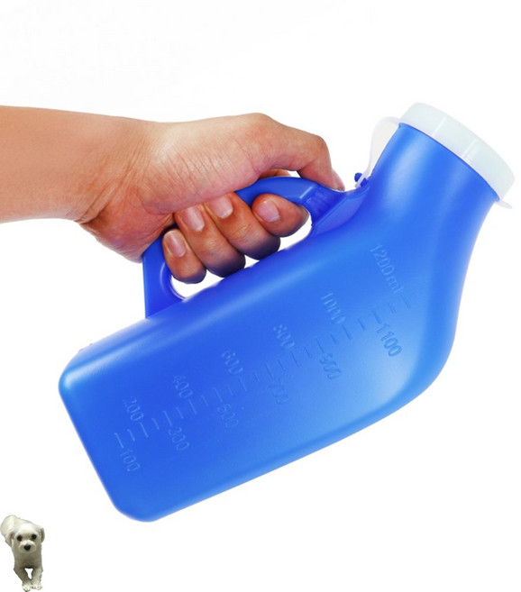 오:담 휴대용 소변통 남성용 소변기, 여성용 투명