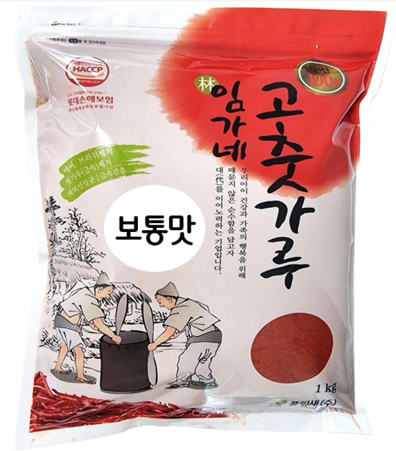 임가 25년 100% 국산 고추가루 보통맛 1kg 실속형 (굵은가루) 햇고추, 1개