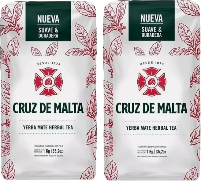YERBA MATE MALTA 2.2lb 1kg 팩 오프 2, 1개