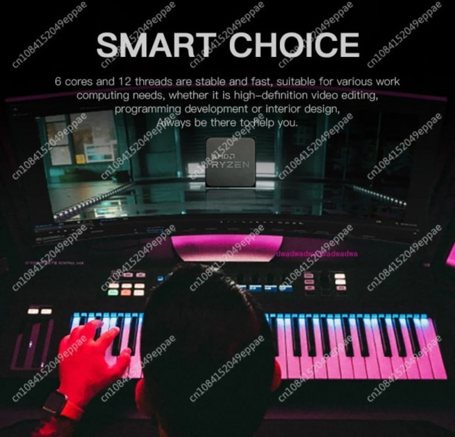 5500GT 새 R5 3.9GHz 6코어 12스레드 65W CPU 소켓(쿨러 없음)