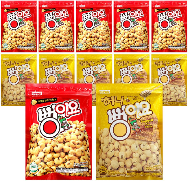 뻥이요 오리지널 6봉+허니뻥이요 6봉 1box, 1개, 240g