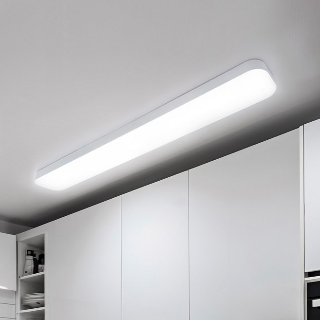 88라이팅 국산 LED 주방등 60W 천장밀착형 주방조명 전등 면조명 주방2등, (4) 블랙 주방2등 60W, 주백색(아이보리빛) 4000K