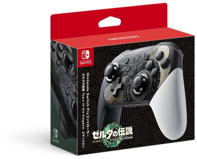 닌텐도 스위치 프로 프로콘 컨트롤러 젤다의 전설 에디션 티어스 오브 더 킹덤, HAC-A-FSSKA