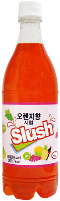 이안스 TOM 오렌지향 슬러시 시럽 1kg, 1개, 750ml