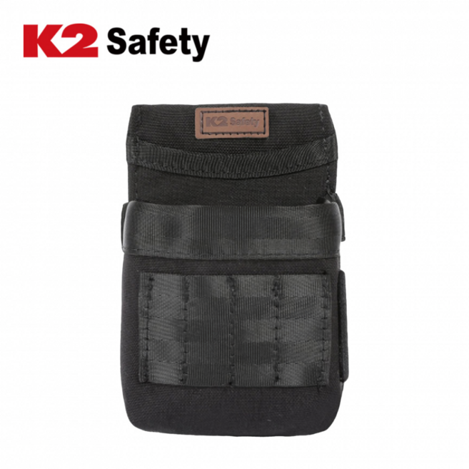 K2 다용도 안전 툴벨트 11칸 클립 타입 수납 주머니 작업 현장 소형 공구함, 1개