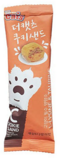 더캣츠 쿠키샌드 고양이간식 20g, 혼합맛(게살/다랑어맛), 50개