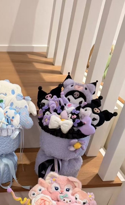 My Melody 絨毛玩偶花束, 1件, 庫洛米+禮物袋